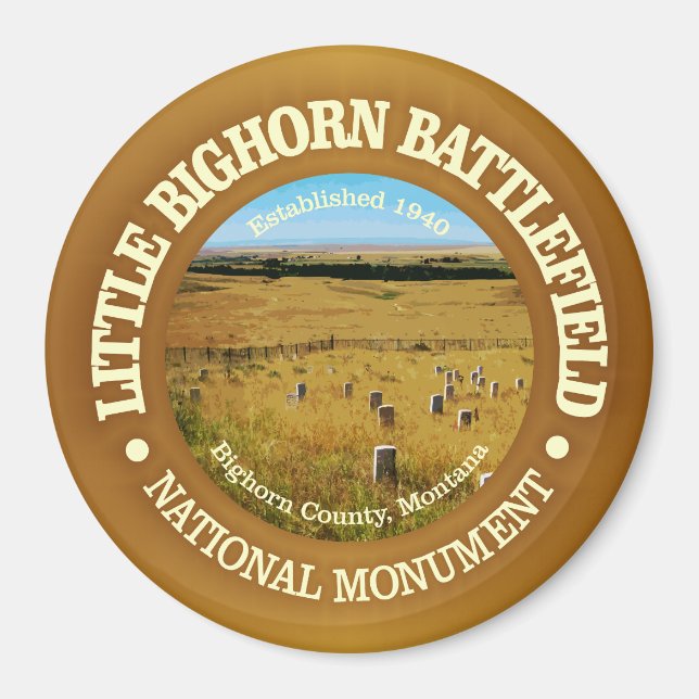 Little Bighorn Battlefield (NM) Magnet (Front)