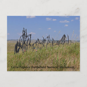 Little Bighorn Memorial Postcard