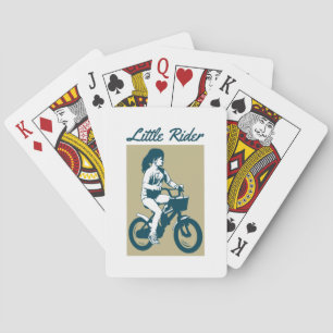 Little Bike Rider - Lovely Design Playing Cards
