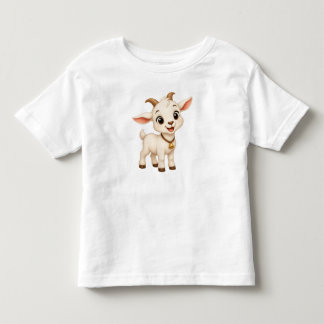Little Billy Goat: Cheerful Farm Friend Toddler T-Shirt