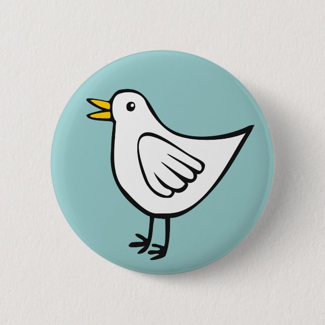 Little Bird 03 6 Cm Round Badge (Front)