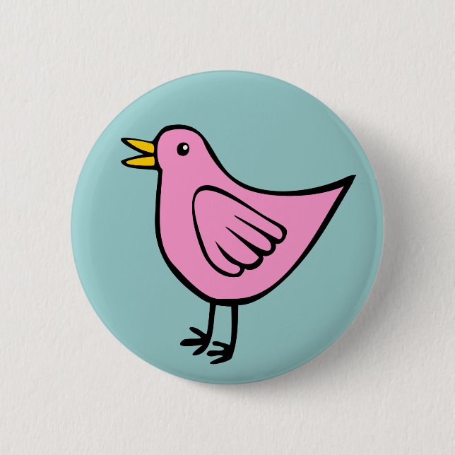 Little Bird 04 6 Cm Round Badge (Front)