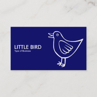 Little Bird 05 - Deep Navy Business Card