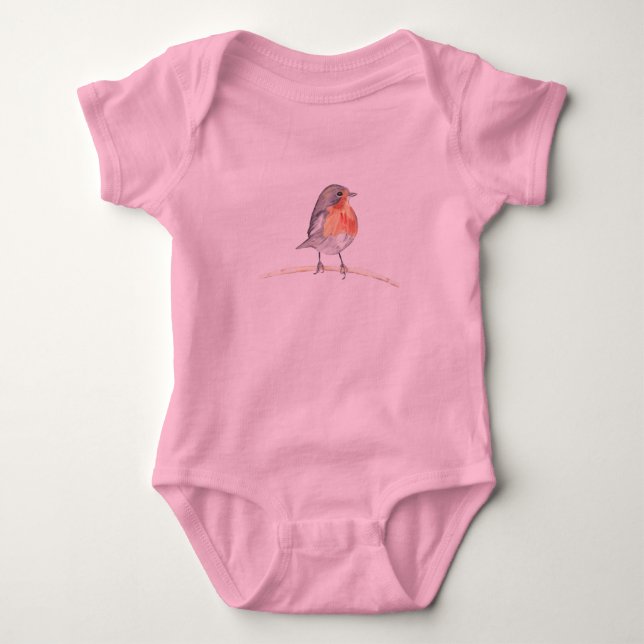 Little Bird Baby Bodysuit (Front)