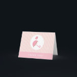 {little bird}  baby shower thank you card<br><div class="desc">Thank your friends and family for welcoming your bundle of joy with this customisable Thank You note card.</div>