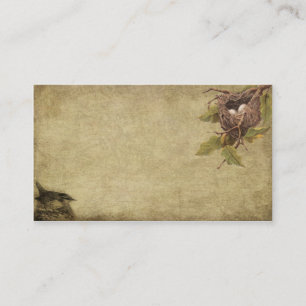 Little Bird & Birdnest- Prim Biz Cards
