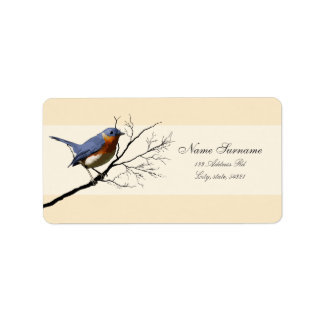 Little Bird Blue, address labels