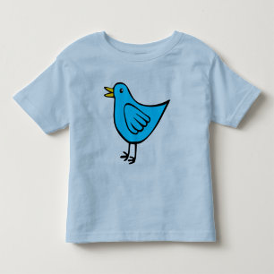 Little Bird - Blue Toddler T-Shirt