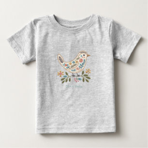 Little Bird Colourful Floral Baby T-Shirt