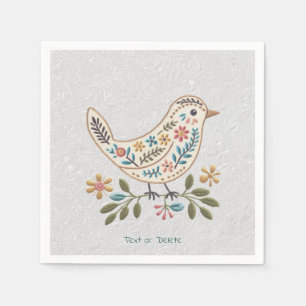Little Bird Colourful Floral Napkins