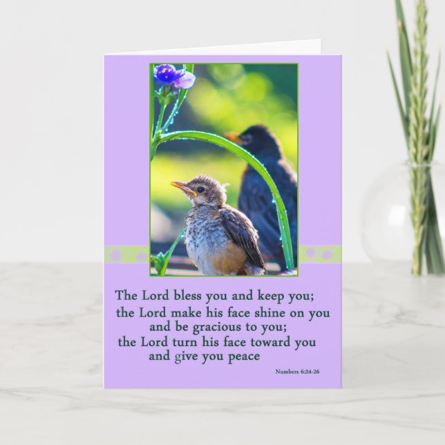 Little Bird Easter Card (Front)