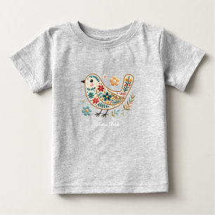 Little Bird Floral Baby T-Shirt