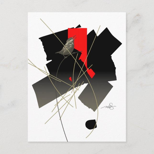 Little Bird Fly Postcard (Front)