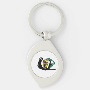 Little bird hang key ring