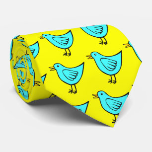 Little Bird - Ice Blue with Yellow Tie