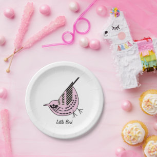 Little Bird Paper Plate