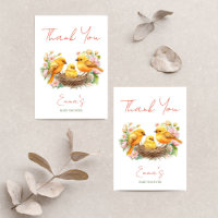 Little birdie hatching soon spring baby shower 