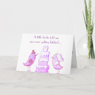 Little Birdie Told Me... Card