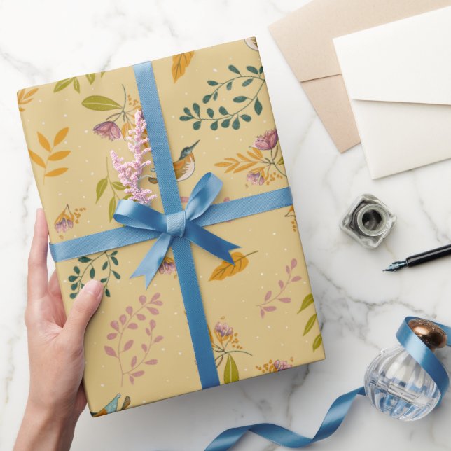 Little Birds in Spring Wrapping Paper (Gifting)