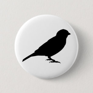 LITTLE BIRDY 6 CM ROUND BADGE