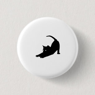 Little Black Cat  3 Cm Round Badge