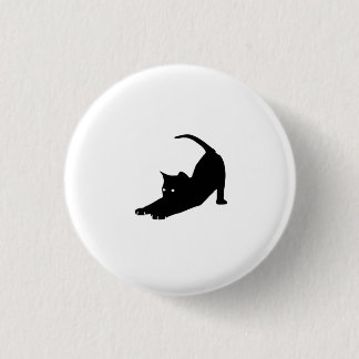 Little Black Cat  3 Cm Round Badge