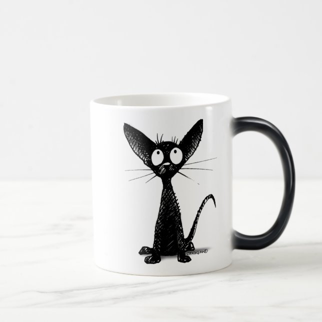 Little Black Cat Magic Mug (Right)