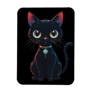 Little Black Cat - Spooky Magnet