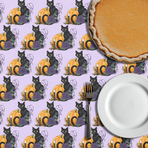 Little Black Cat Tablecloth
