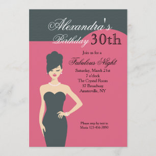 Little Black Dress Invitation