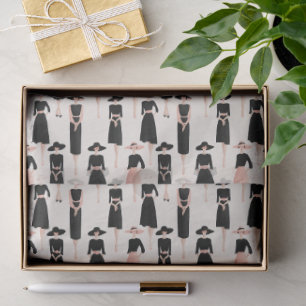 Little Black Dress Society Custom Blush Accent Tissue Paper