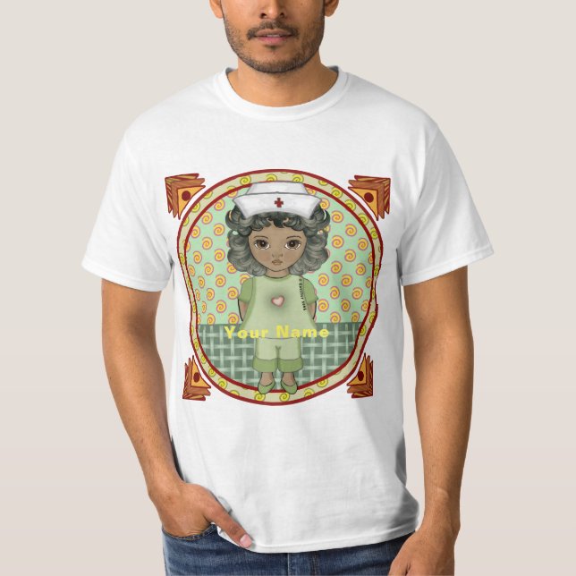 Little black girl nurse  T-Shirt (Front)