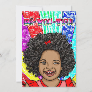 Little Black Girl with Happy Curls