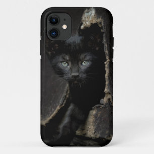 Little Black Kitty iPhone 11 Case