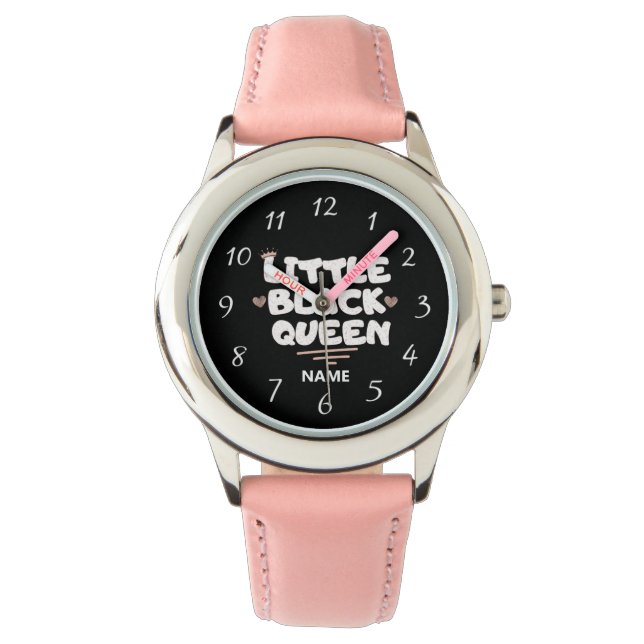 Little Black Queen Girls' Watch (Front)