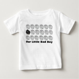 Little Black Sheep In The Family Baby Shirt