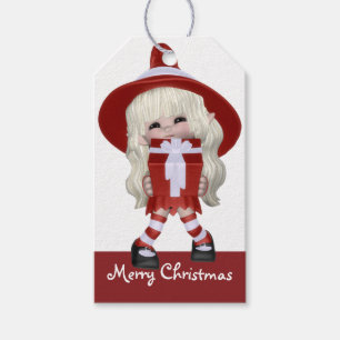 Little Blonde d2 Christmas Witch - Gift Tags
