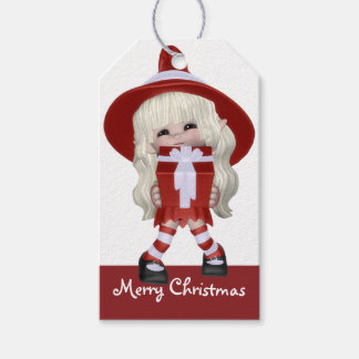 Little Blonde d2 Christmas Witch - Gift Tags