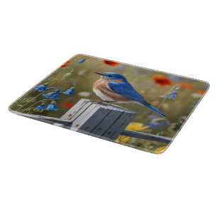 Little Blue Bird Cutting Board