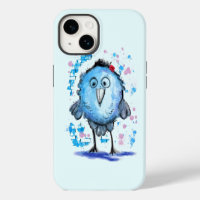 Little Blue Bird Funny iPhone Case