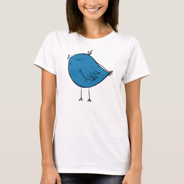little blue bird T-Shirt (Front)