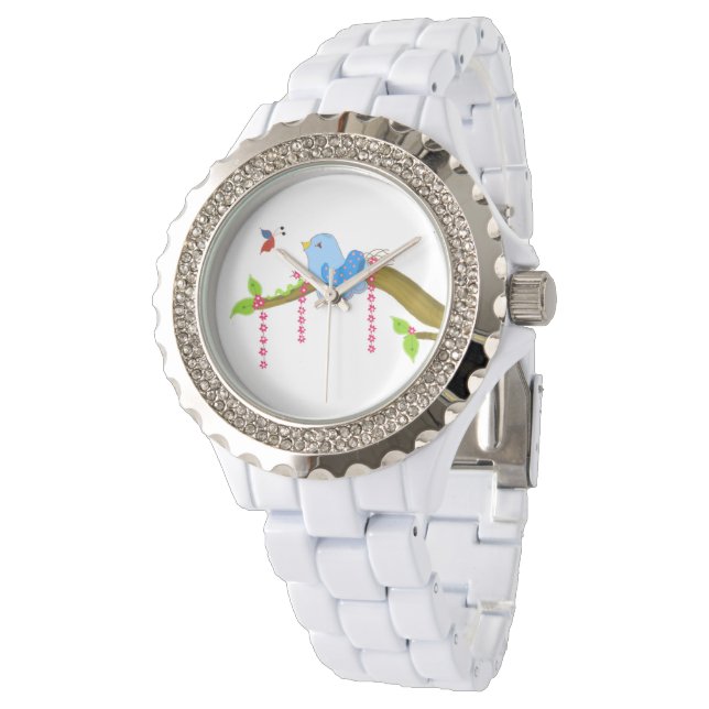 Little Blue Bird Watch (Angled)