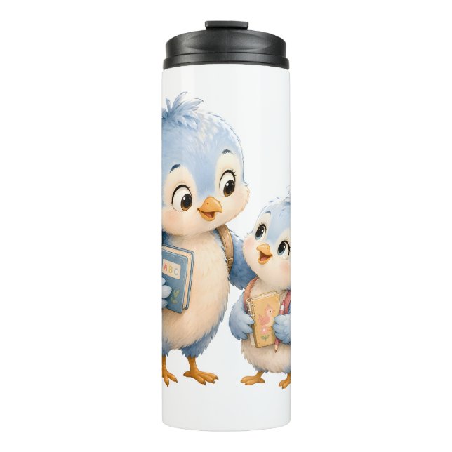 Little Blue Birds Hydration Bottle (Front)
