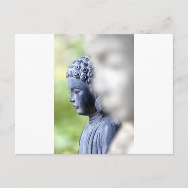 Little Blue Buddha Postcard (Front)