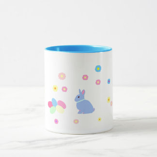 Little Blue Bunny Rabbit Kids Easter Mug