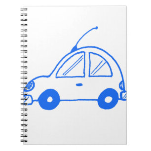 Little blue car notebook