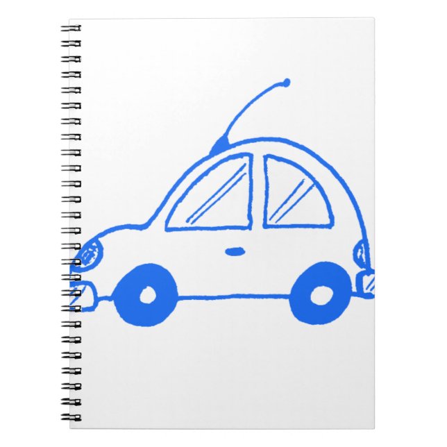Little blue car notebook (Front)