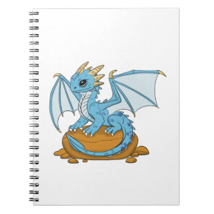 Little Blue Dragon Notebook