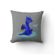 Little blue dragon of love