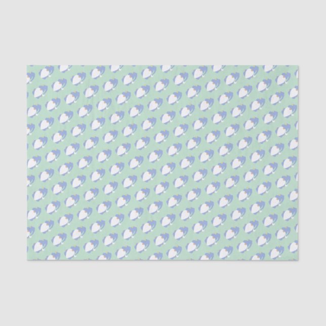 Little Blue Gnome Tissue Paper (Front)